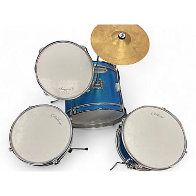 Ashthorpe Used Ashthorpe 4 Piece JUNIOR SERIES BLUE SPAPRKLE Drum Kit