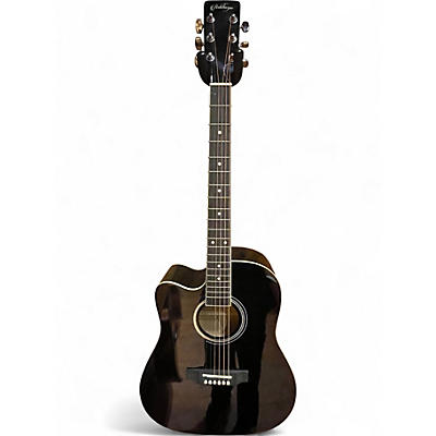 Used Ashthorpe D98 BLACK Acoustic Electric Guitar