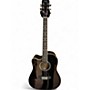 Used Ashthorpe D98 BLACK Acoustic Electric Guitar BLACK