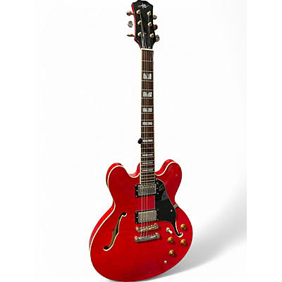 Used Aslin Dane H350 Heritage Cherry Hollow Body Electric Guitar