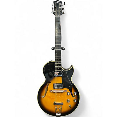 Used Aslin Dane JAZZ KING 3 Color Sunburst Hollow Body Electric Guitar