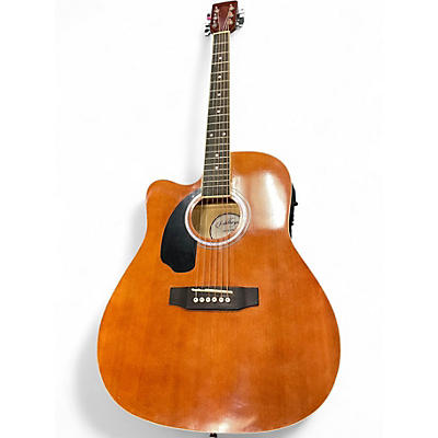 Used Asthorpe c86 LEFT HANDED WALNUT Acoustic Guitar