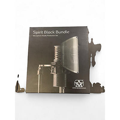 Used Aston spirit black bundle Recording Microphone Pack