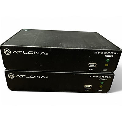 Used Atlona ATUHDEX702PS 4K/UHD HDMI OVER HDBASET TX/RX KIT Signal Processor