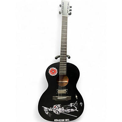 Used Auden THE DECEIVER BLACK Acoustic Electric Guitar