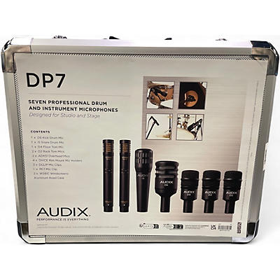 Used Audix DP7 7 Piece Drum Microphone Pack Drum Microphone