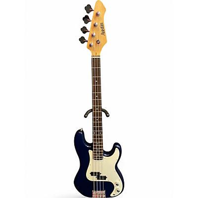 Used Austin APB 200 Blue Electric Bass Guitar