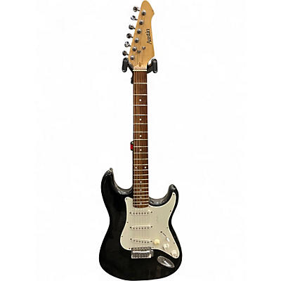 Used Austin AU731 Black and White Solid Body Electric Guitar