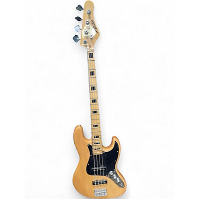 Used Austin J Style Natural Electric Bass Guitar