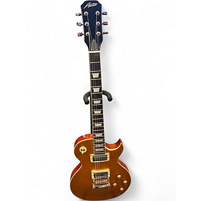 Used Austin Super 6 Gold Top Solid Body Electric Guitar