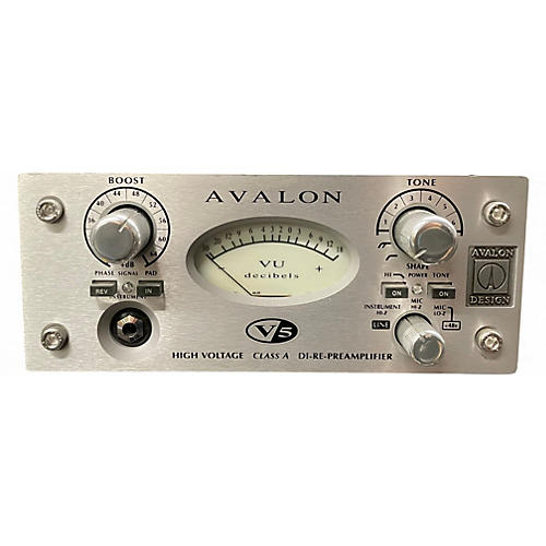 Used Avalon V5 Pure Class A Mono Channel Strip