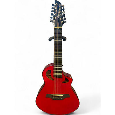 Used Avante gryphon 12 red 12 String Acoustic Electric Guitar