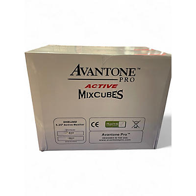 Used Avantone MIXCUBE PRO 115VAC RED PAIR Powered Monitor