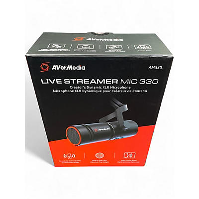Used Avermedia AM330 Live Streamer Mic 330 Dynamic Microphone