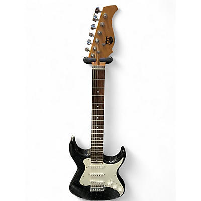 Used Axl Guitars STRATOCASTER Black and White Solid Body Electric Guitar