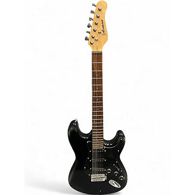 Used Axman Strat Style Black Solid Body Electric Guitar