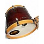Used Ayotte 5 Piece shell pack Burgundy Drum Kit Burgundy