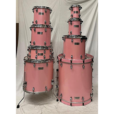 Ayotte Used Ayotte 8 piece Custom Pink Drum Kit