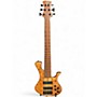 Used Ays  Zero Model  Natural Exotic Burl Electric Bass Guitar Natural Exotic Burl
