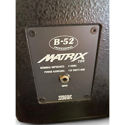 B-52 Used B-52 Matrix 200 200W Sound Package