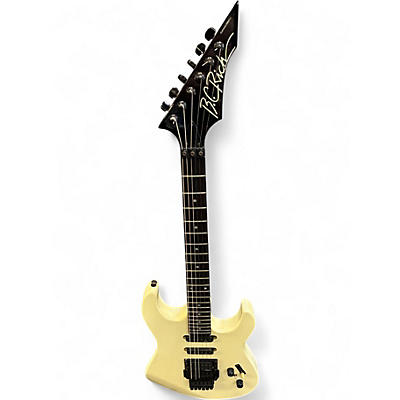 Used B C Rich ST3 White Solid Body Electric Guitar