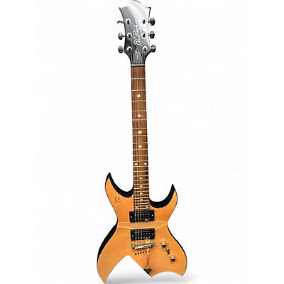 Used B.C. Rich 25th Anniversary Bich Body Art Collection Natural Solid Body Electric Guitar