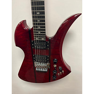 B.C. Rich Used B.C. Rich 50TH ANNIVERSARY MOCKINGBIRD Crimson Red Trans Solid Body Electric Guitar