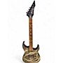 Used B.C. Rich ASM Body Art Collection Deceiver Custom Graphic Solid Body Electric Guitar Custom Graphic