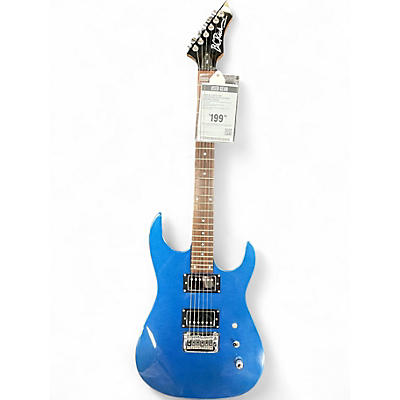 Used B.C. Rich ASM Platinum Blue Solid Body Electric Guitar