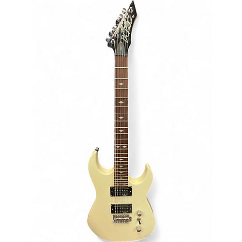Used B.C. Rich ASM1 White Solid Body Electric Guitar White