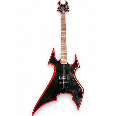 Used B.C. Rich ASOBO Avenge Son Of Beast BLACK AND RED Solid Body Electric Guitar