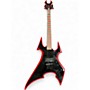 Used B.C. Rich ASOBO Avenge Son Of Beast BLACK AND RED Solid Body Electric Guitar BLACK AND RED