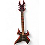 Used B.C. Rich Avenge Black and Red Solid Body Electric Guitar Black and Red