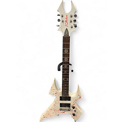 Used B.C. Rich Beast White Solid Body Electric Guitar