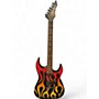 Used B.C. Rich Body Art Torchy Custom Graphic Solid Body Electric Guitar Custom Graphic
