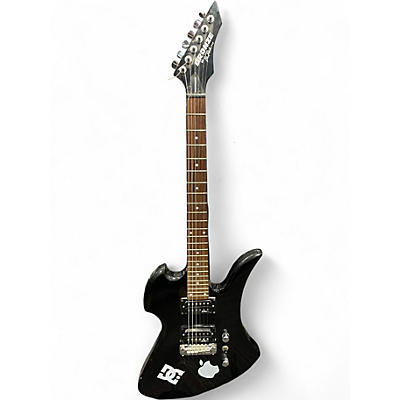 Used B.C. Rich Bronze Series Mockingbird Black Solid Body Electric Guitar