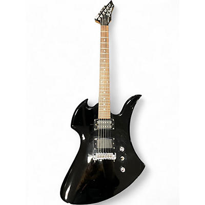 Used B.C. Rich Bronze Series Mockingbird Black Solid Body Electric Guitar