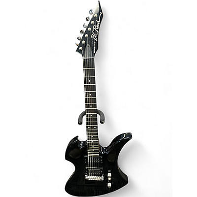 Used B.C. Rich Bronze Series Mockingbird Black Solid Body Electric Guitar