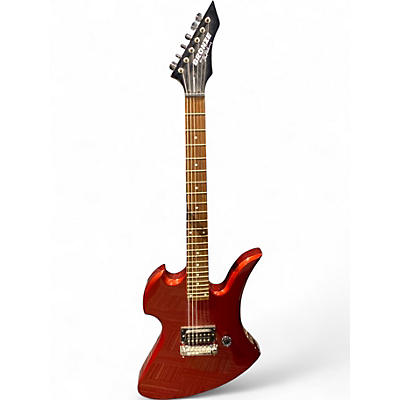 Used B.C. Rich Bronze Series Mockingbird Red Solid Body Electric Guitar
