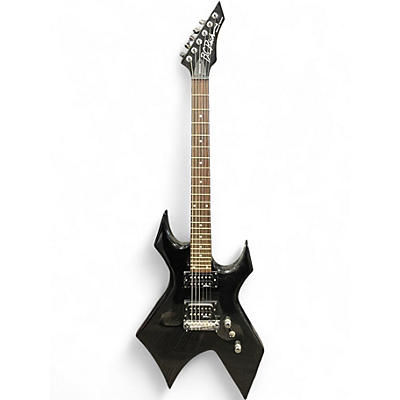 Used B.C. Rich Bronze Series Warlock BLACK Solid Body Electric Guitar