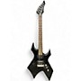 Used B.C. Rich Bronze Series Warlock BLACK Solid Body Electric Guitar BLACK