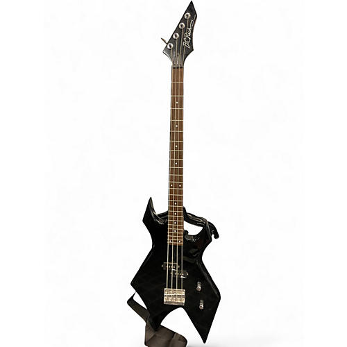 Used B.C. Rich Bronze Series Warlock Black Solid Body Electric Guitar Black