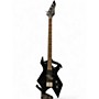Used B.C. Rich Bronze Series Warlock Black Solid Body Electric Guitar Black