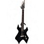 Used B.C. Rich Bronze Series Warlock Black Solid Body Electric Guitar Black