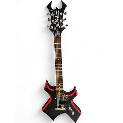 Used B.C. Rich Bronze Series Warlock Black Solid Body Electric Guitar