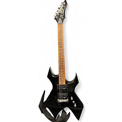 Used B.C. Rich Bronze Series Warlock Black Solid Body Electric Guitar
