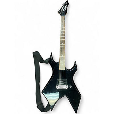 Used B.C. Rich Bronze Series Warlock Black Solid Body Electric Guitar