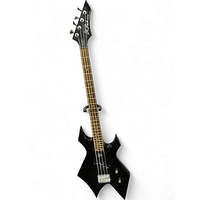 Used B.C. Rich Bronze Series Warlock Black Solid Body Electric Guitar