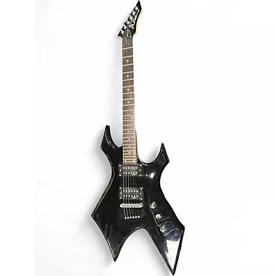 Used B.C. Rich Bronze Series Warlock Black Solid Body Electric Guitar