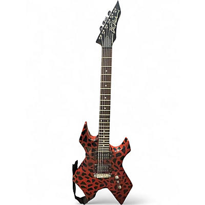 Used B.C. Rich Bronze Series Warlock CUSTOM SPRAY JOB Solid Body Electric Guitar
